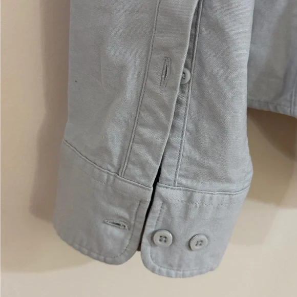 NWT DU/ER Men’s XL Performance Stretch Button Down Blue Long Sleeve Shirt Duer - Picture 7 of 10